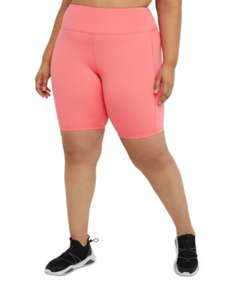 champion plus size biker shorts