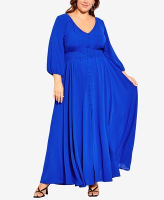 City chic plus size maxi dress fashion