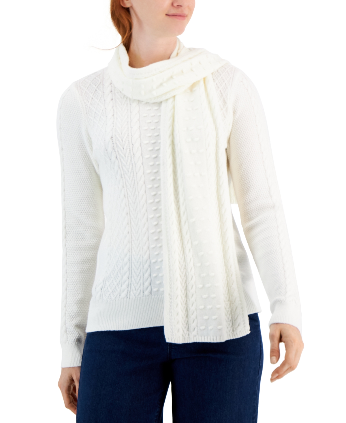 Jeanne pierre sweater macy's top