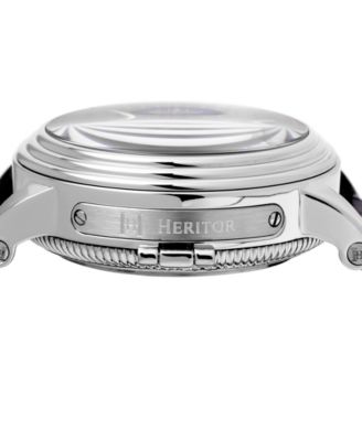 Automatic Men's Legacy Leather-Band Watch w/Day/Date