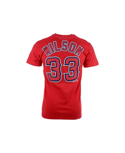 Majestic Men's C.J. Wilson Los Angeles Angels of Anaheim Official Player T-Shirt