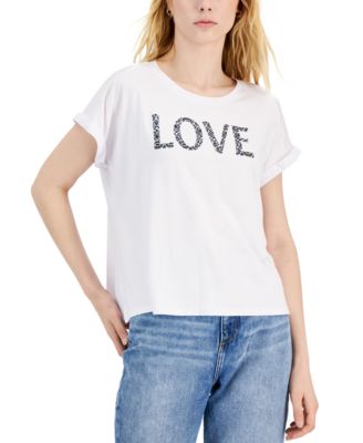 INC International Concepts - Women's Love Graphic T-Shirt