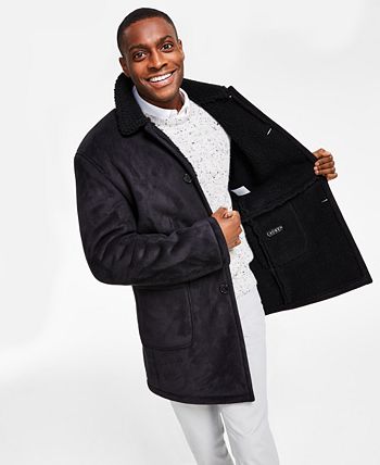 Lauren Ralph Lauren Men's Lefferts Classic-Fit Faux-Shearling Overcoat &  Reviews - Coats & Jackets - Men - Macy's