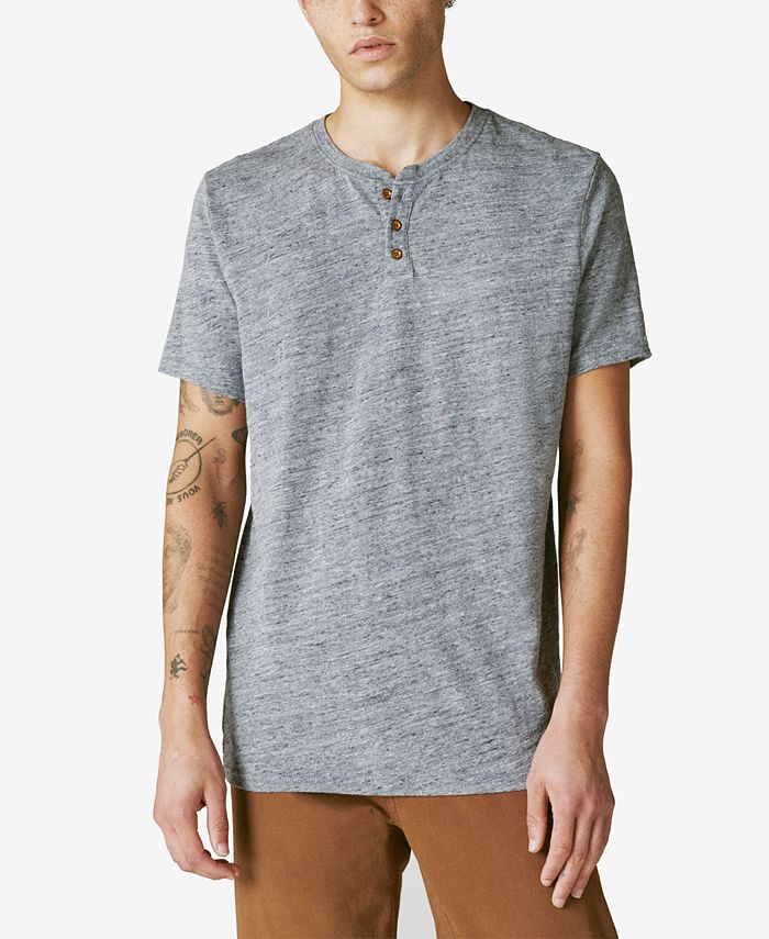 Lucky Brand Men's Classic Henley Short Sleeve T-shirt - Macy's