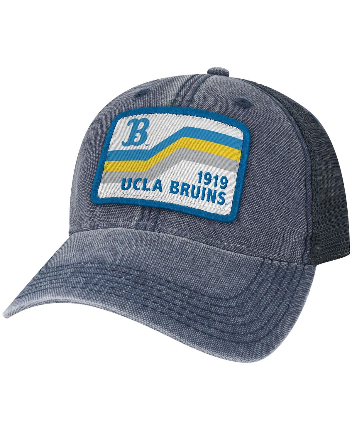 LEGACY ATHLETIC MEN'S NAVY UCLA BRUINS SUN & BARS DASHBOARD TRUCKER SNAPBACK HAT 