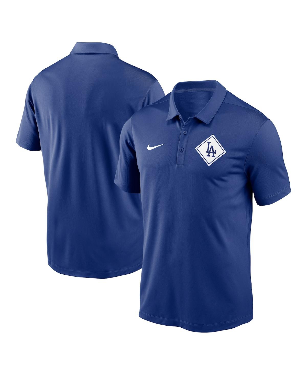 Men's Nike Royal Los Angeles Dodgers Diamond Icon Franchise Performance Polo Shirt