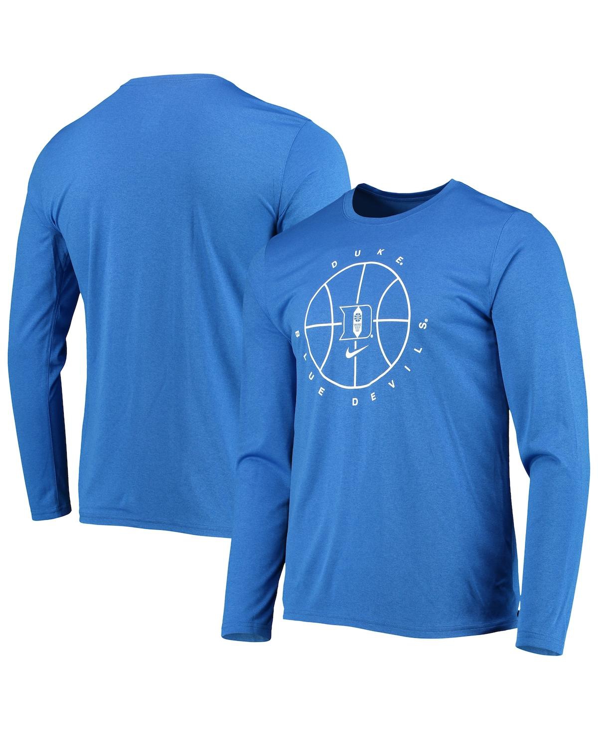 Men's Nike Royal Duke Blue Devils Basketball Icon Legend Performance Long Sleeve T-shirt