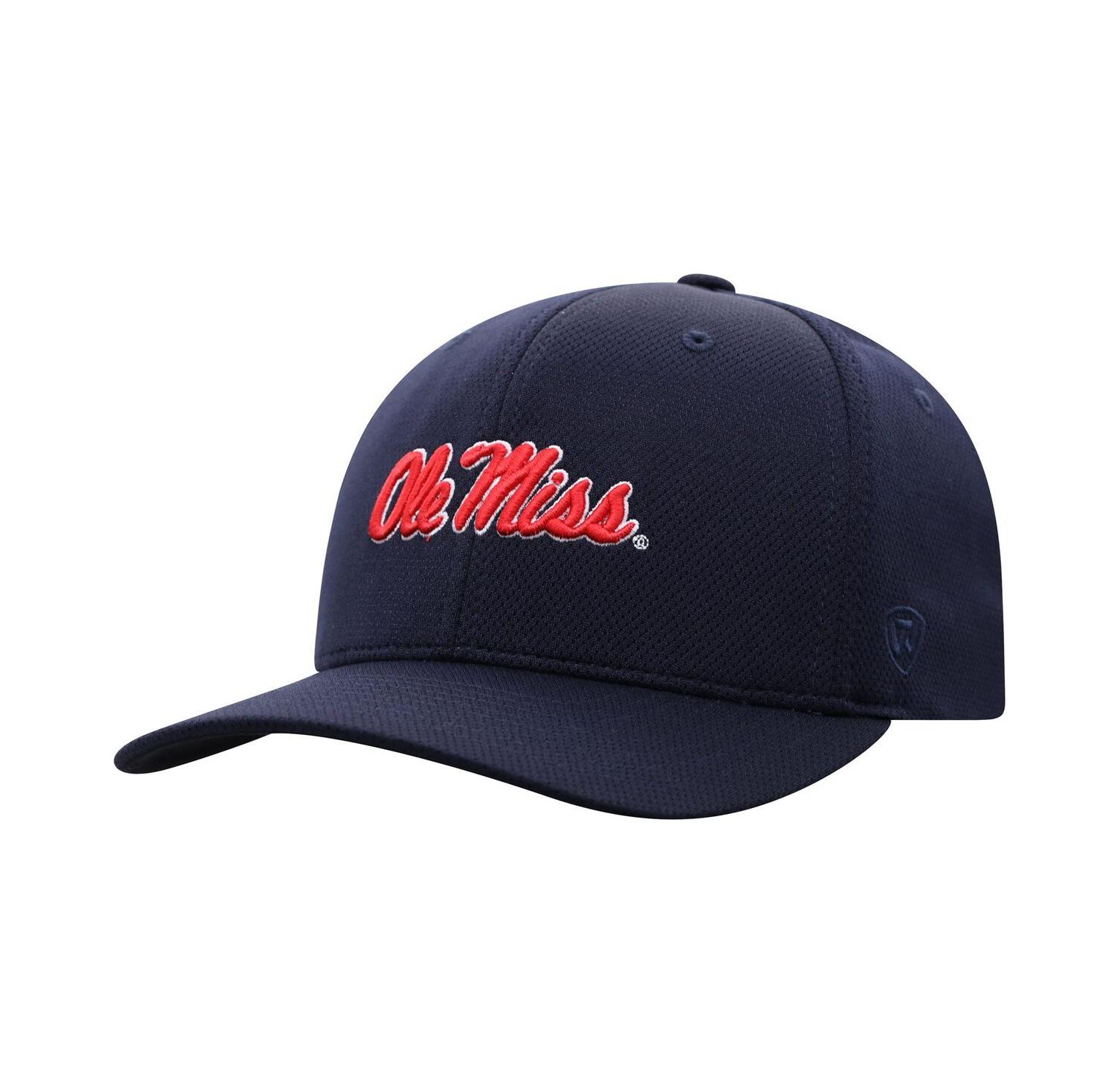 Men's Navy Ole Miss Rebels Reflex Logo Flex Hat