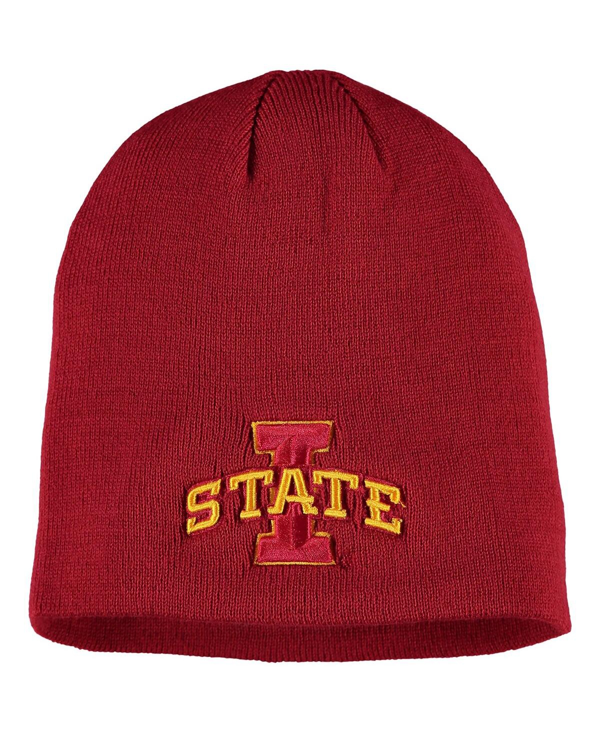 Top Of The World Men's  Cardinal Iowa State Cyclones Ezdozit Knit Beanie In Cardinal