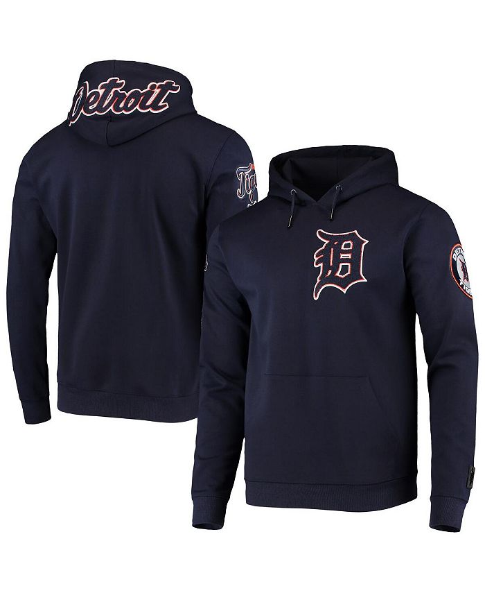Pro Standard Men's Navy Detroit Tigers Team Logo Pullover Hoodie - Macy's