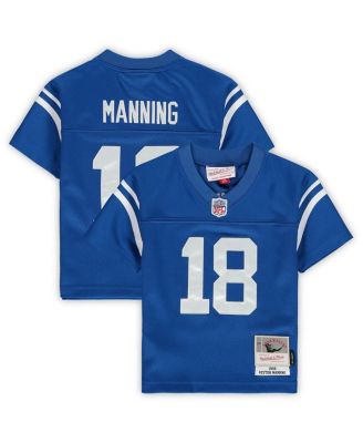 Toddler Boys and Girls Peyton Manning Royal Indianapolis Colts 1998 Retired Legacy Jersey