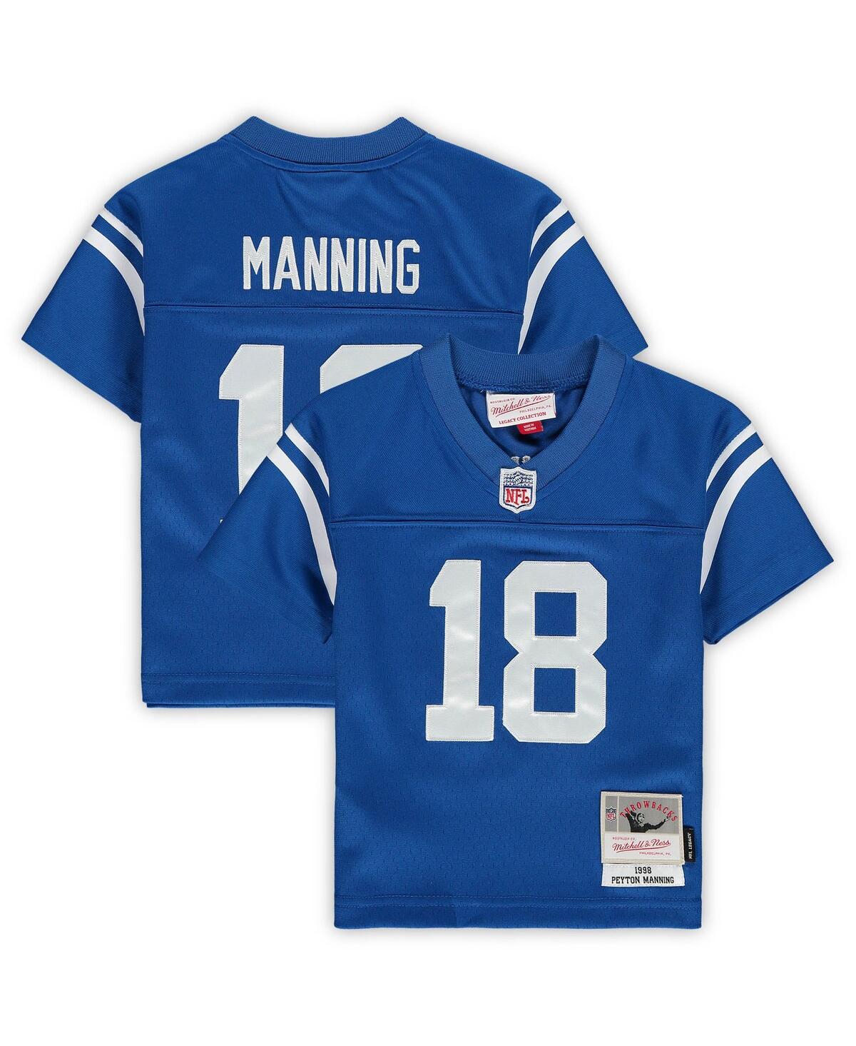 Toddler Boys and Girls Mitchell & Ness Peyton ManningIndianapolis Colts 1998 Retired Legacy Jersey - Royal