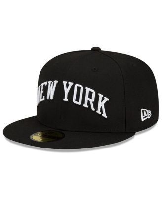 Men's New Era Black, White New York Knicks 2021/22 City Edition