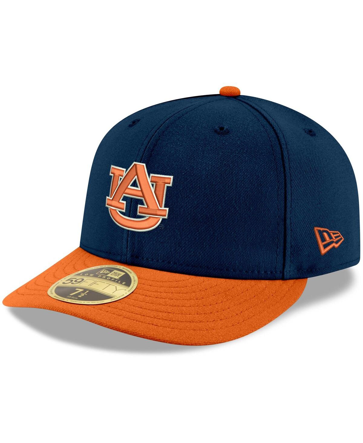 Men's New Era Orange Auburn Tigers Basic Low Profile 59Fifty Fitted Hat - Orange