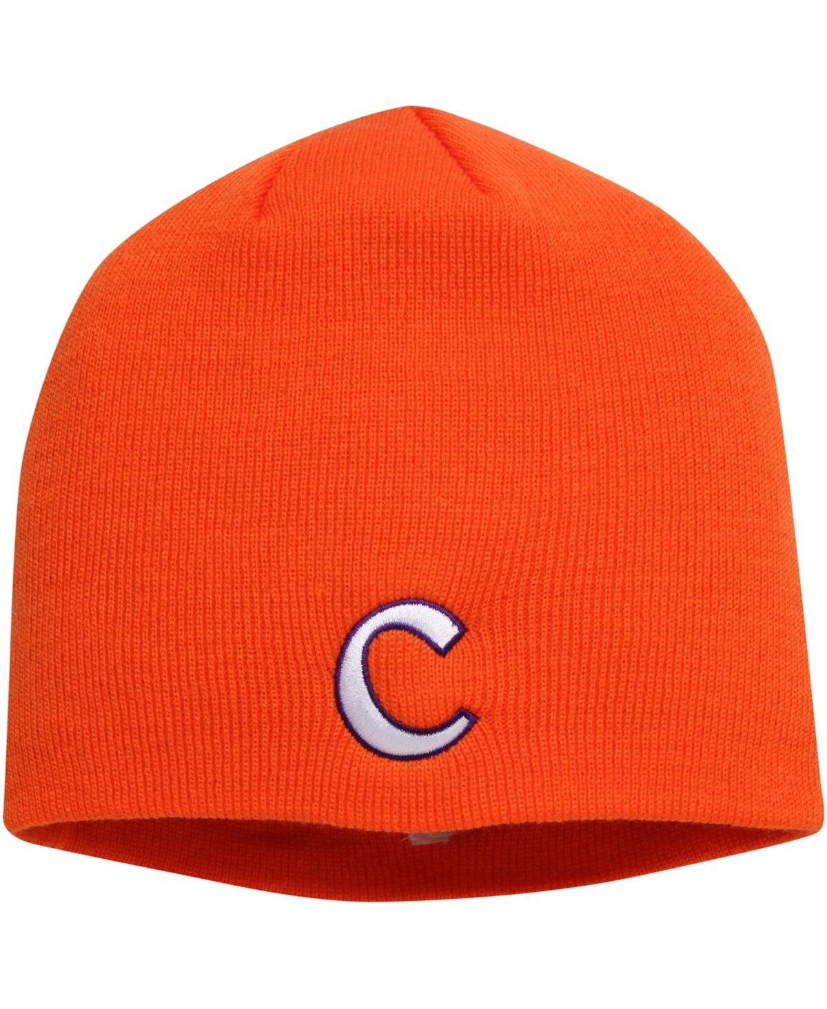 Top Of The World Men's  Orange Clemson Tigers Ezdozit Knit Beanie In Orange