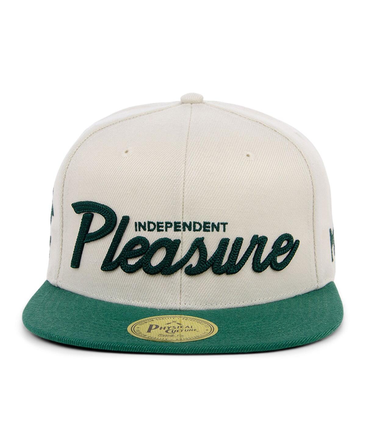 Shop Physical Culture Men's  Cream Independent Pleasure Club Of New Jersey Black Fives Snapback Adjustable