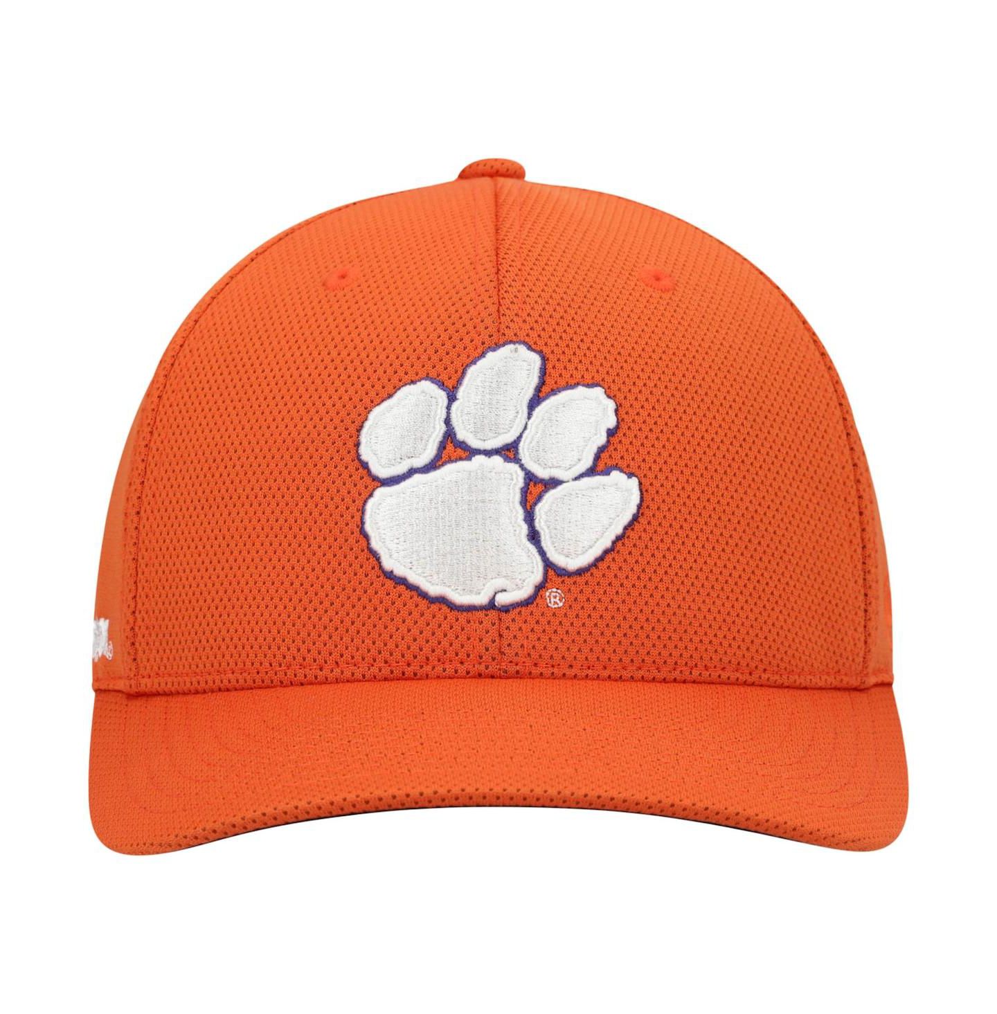 Мужская кепка Top of the World Orange Clemson Tigers Reflex Logo Flex Hat — фото 3