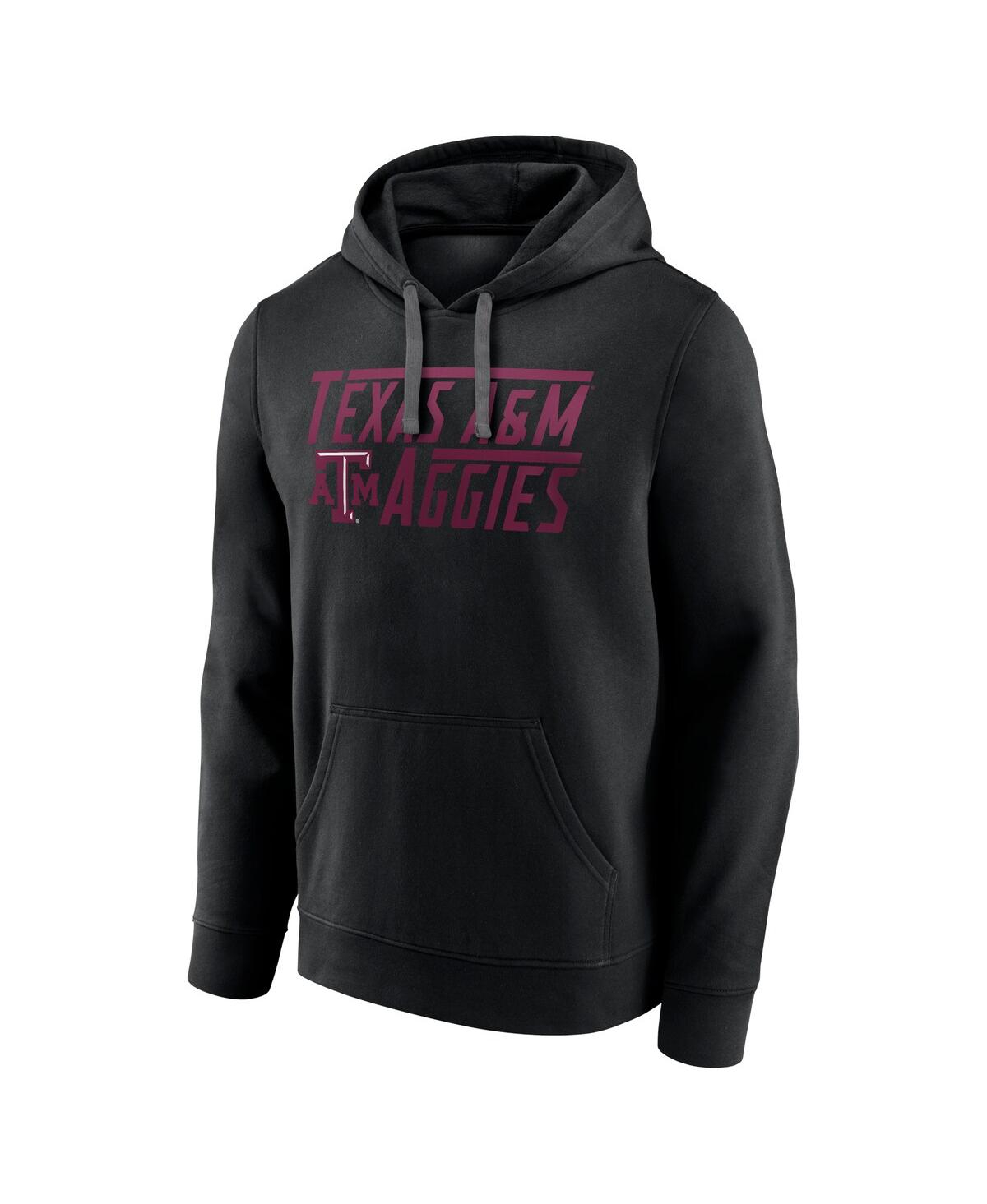 Men's FanaticsTexas A&M Aggies Favorite Longshot Pullover Hoodie - Black