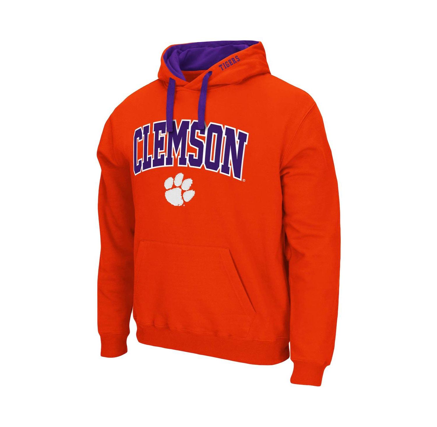 Men's Clemson Tigers Big and Tall Arch and Logo 2.0 Pullover Hoodie
