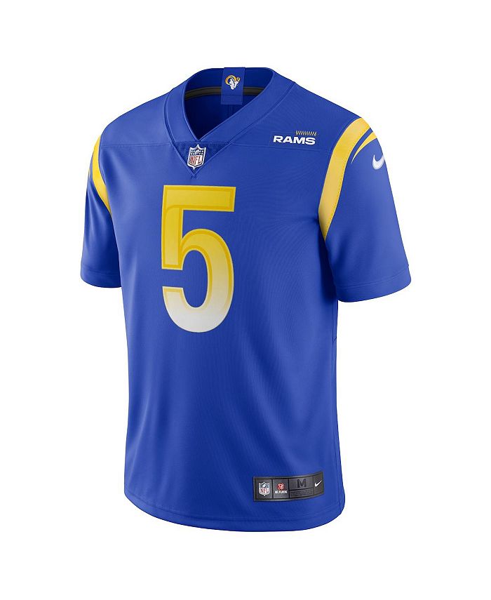 Nike Men's Jalen Ramsey Royal Los Angeles Rams Team Vapor Limited ...