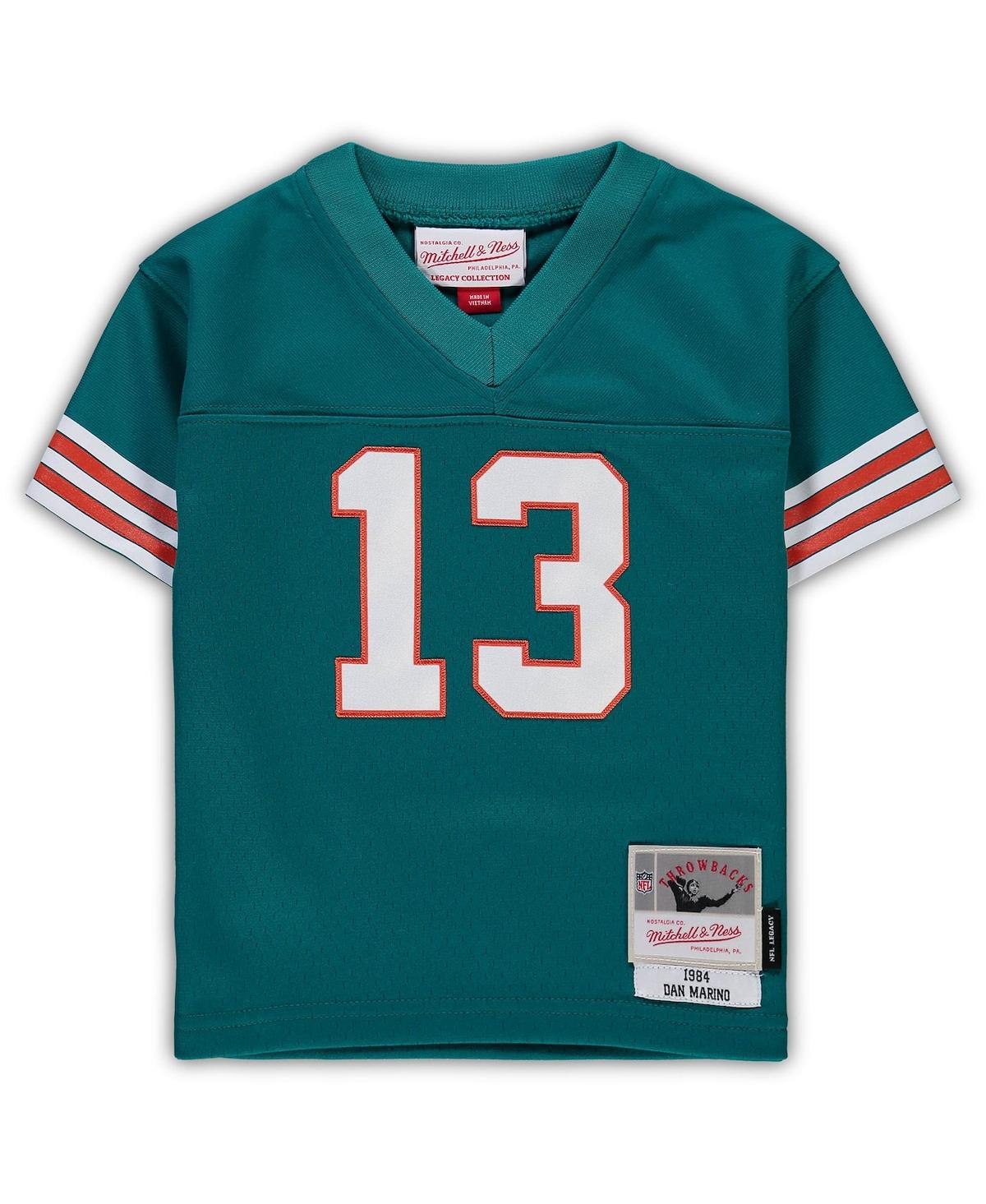 Infant Boys and Girls Mitchell & Ness Dan MarinoMiami Dolphins 1984 Retired Legacy Jersey - Aqua