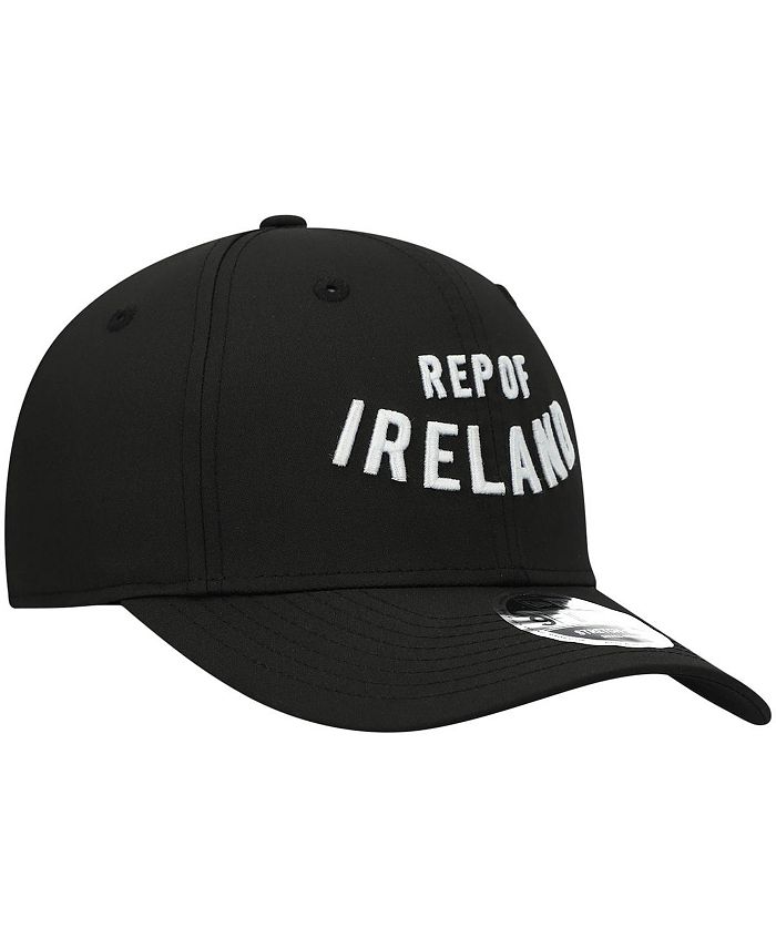 New Era Men's Black Ireland National Team Curve Wordmark 9Fifty Stretch