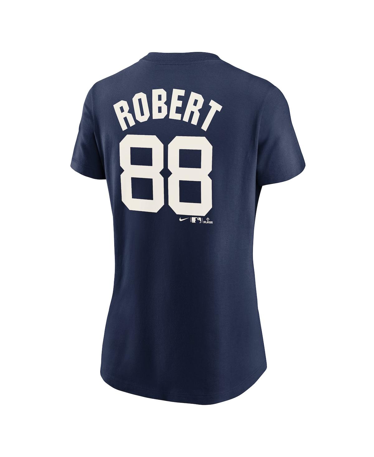 Shop Nike Women's  Luis Robert Navy Chicago White Sox 2021 Field Of Dreams Name And Number T-shirt