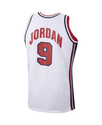 Men's Mitchell & Ness Michael Jordan White USA Basketball