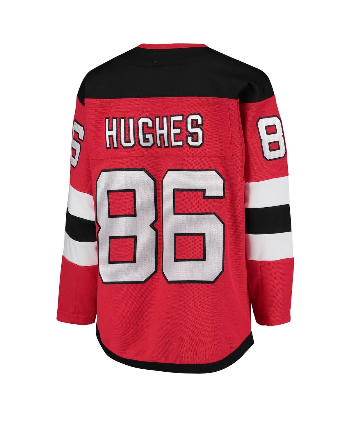 Big Boys Jack HughesNew Jersey Devils Home Premier Player Jersey - Red