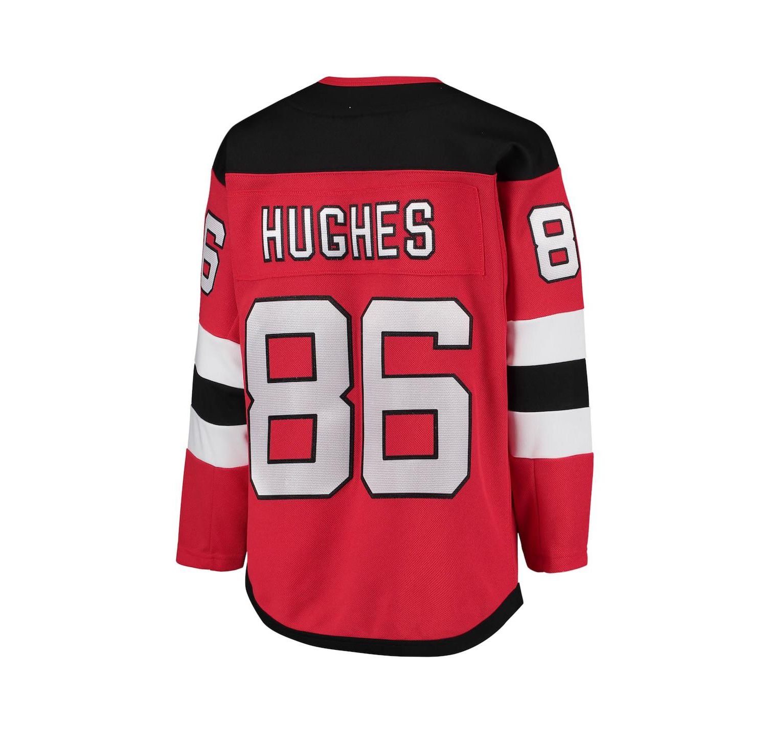 Big Boys Jack Hughes Red New Jersey Devils Home Premier Player Jersey