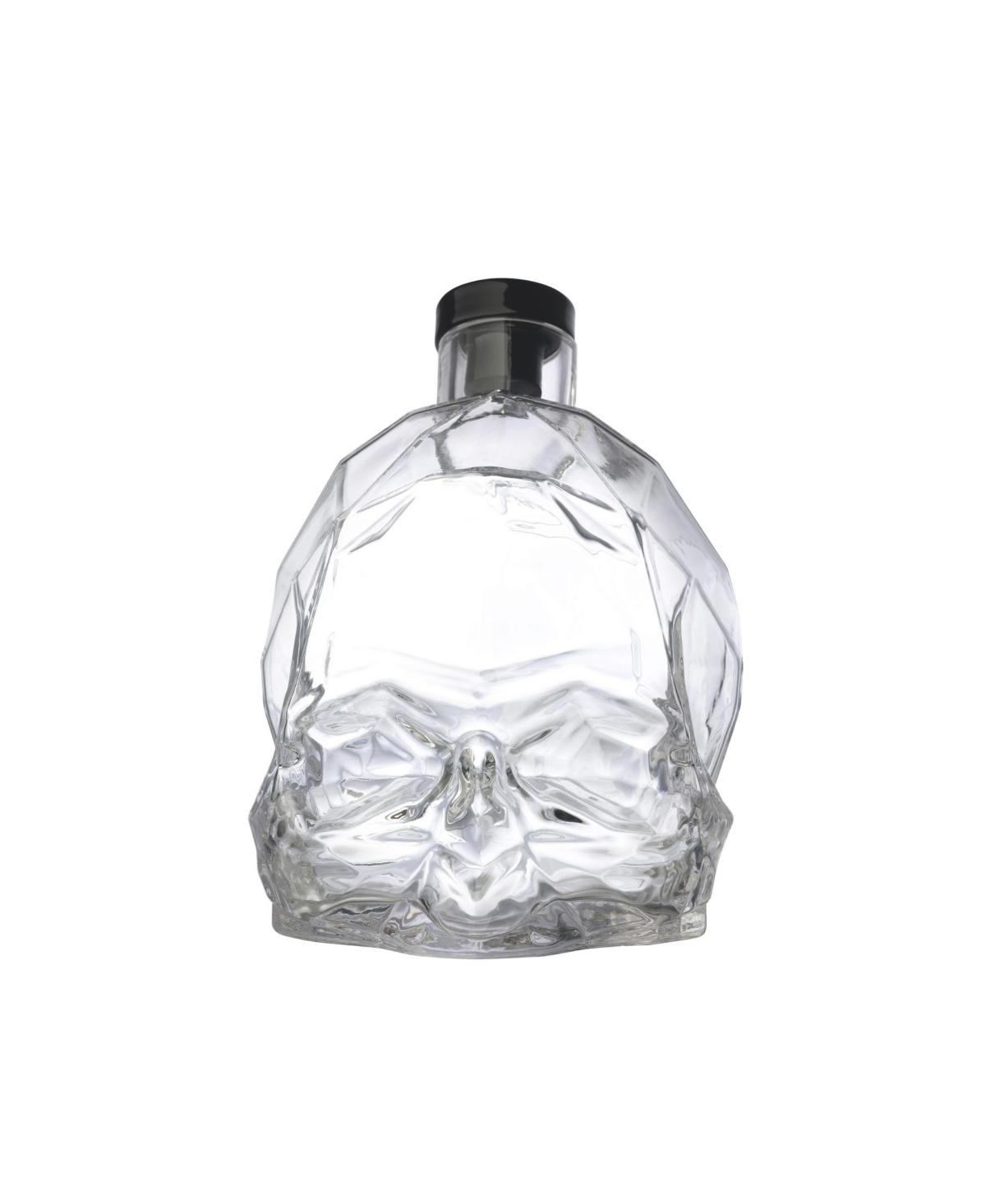Shop Nude Glass Memento Mori Whisky Bottle In Clear