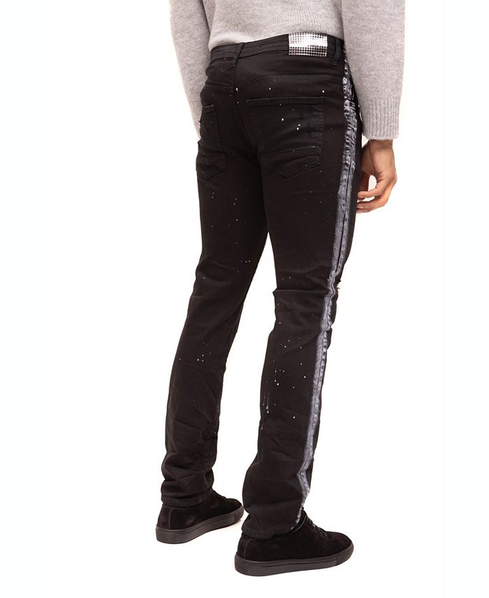 RON TOMSON Men's Modern Splattered Stripe Jeans - Macy's
