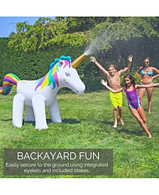 Giant 6-ft. Magical Colorful Unicorn Sprinkler