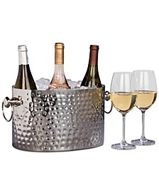 3 Bottle Hand-Crafted Stainless Steel Wine Chiller
