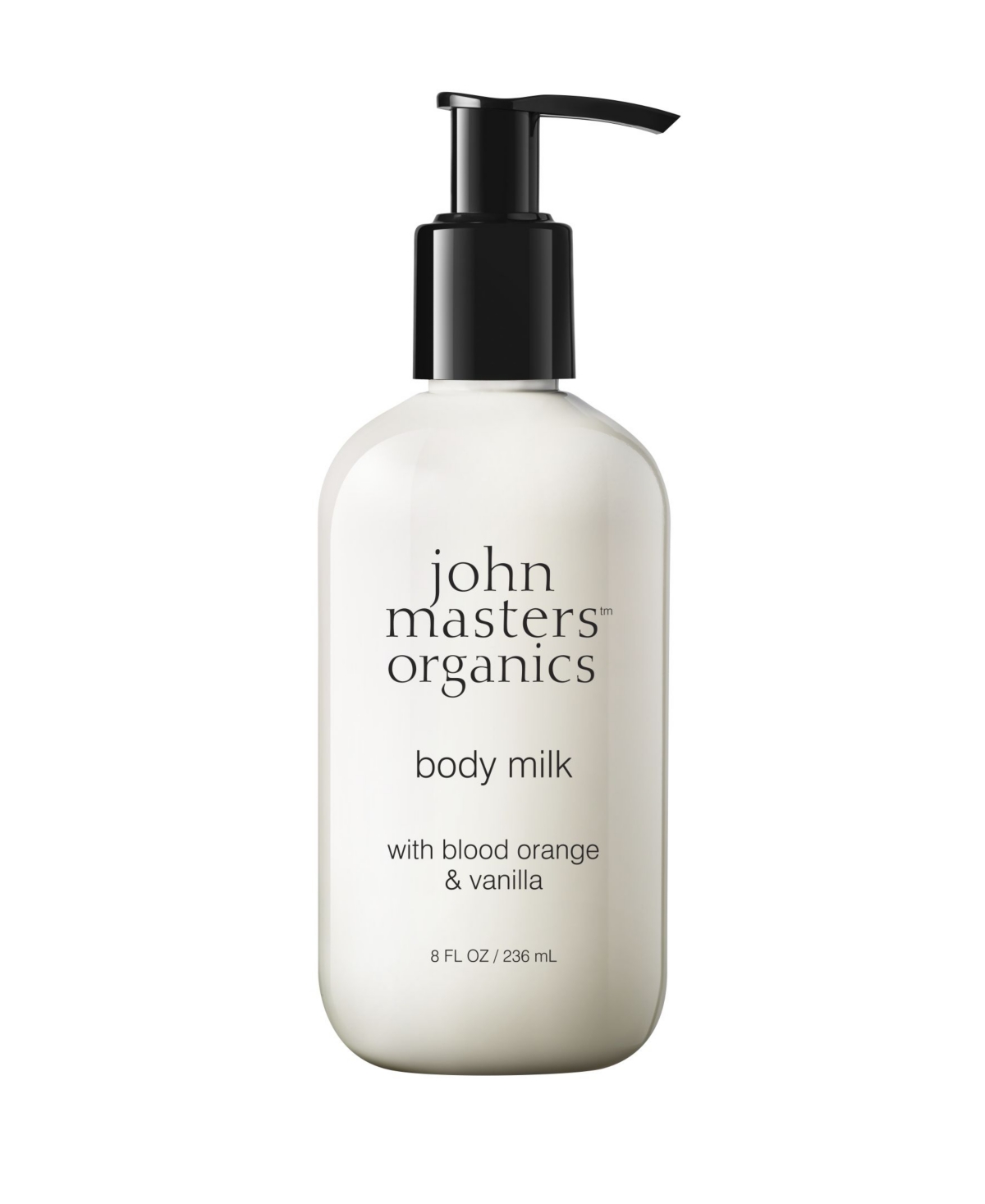 John Masters Organics Body Milk With Blood Orange And Vanilla, 8 Fl oz