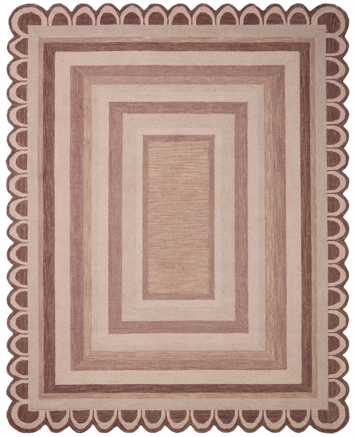 Justina Blakeney Buena Onda Bue-02 7'9in x 9'9in Area Rug - Rose