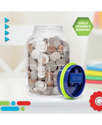 Digital Coin-Counting Money Jar with LCD Screen