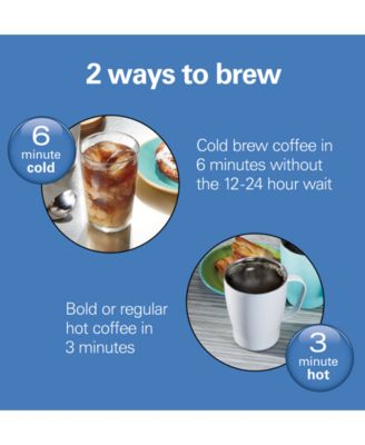 Convenient Craft Single-Serve Rapid Cold Brew & Hot Coffee Maker