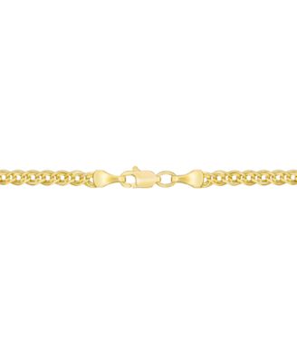  18"-20" Nonna Link Chain Collar Necklace (2-9/10mm) in 14k Gold