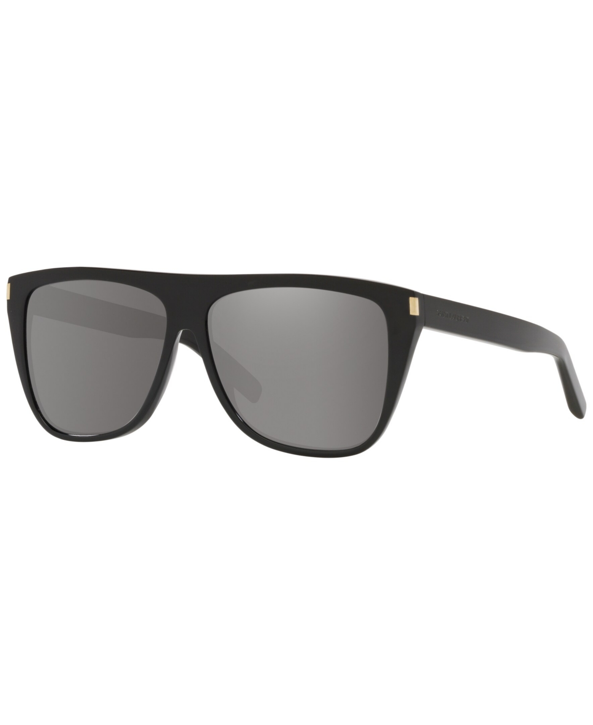 Saint Laurent Unisex Mirror Sunglasses, Sl 1k In Black Shiny