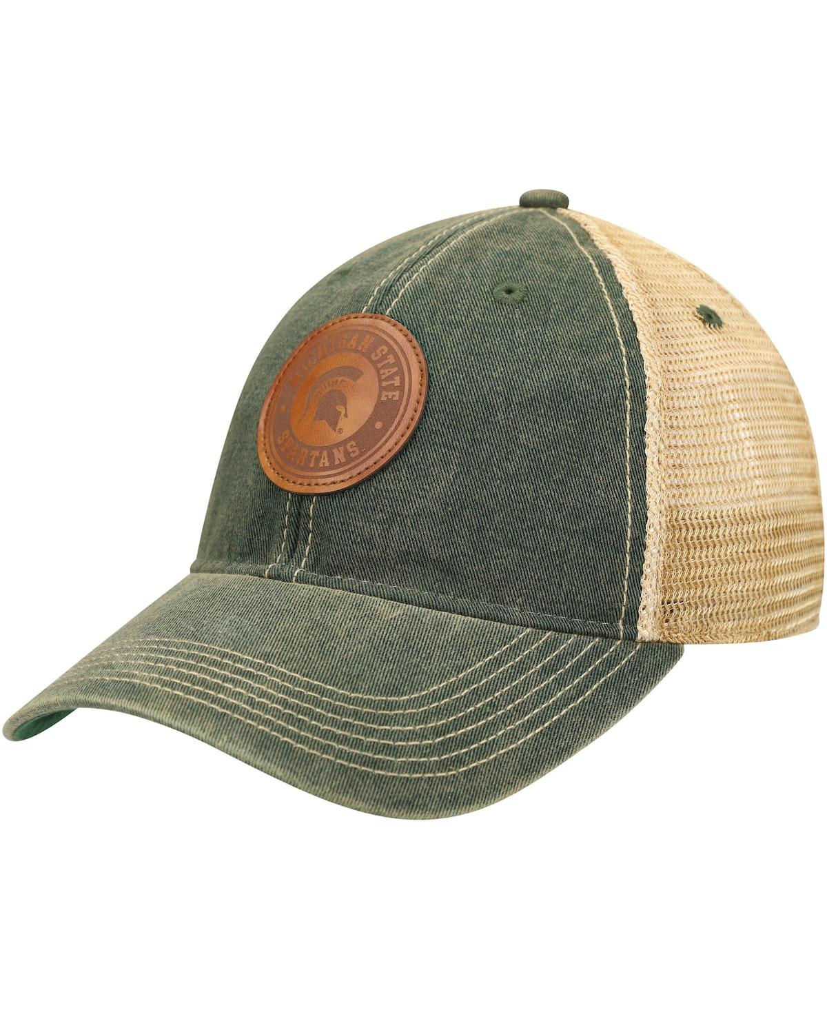 Shop Legacy Athletic Men's Green Michigan State Spartans Target Old Favorite Trucker Snapback Hat