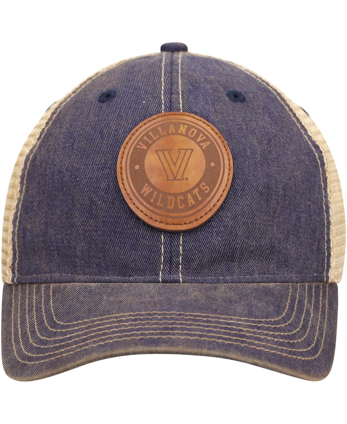 LEGACY ATHLETIC MEN'S NAVY VILLANOVA WILDCATS TARGET OLD FAVORITE TRUCKER SNAPBACK HAT 