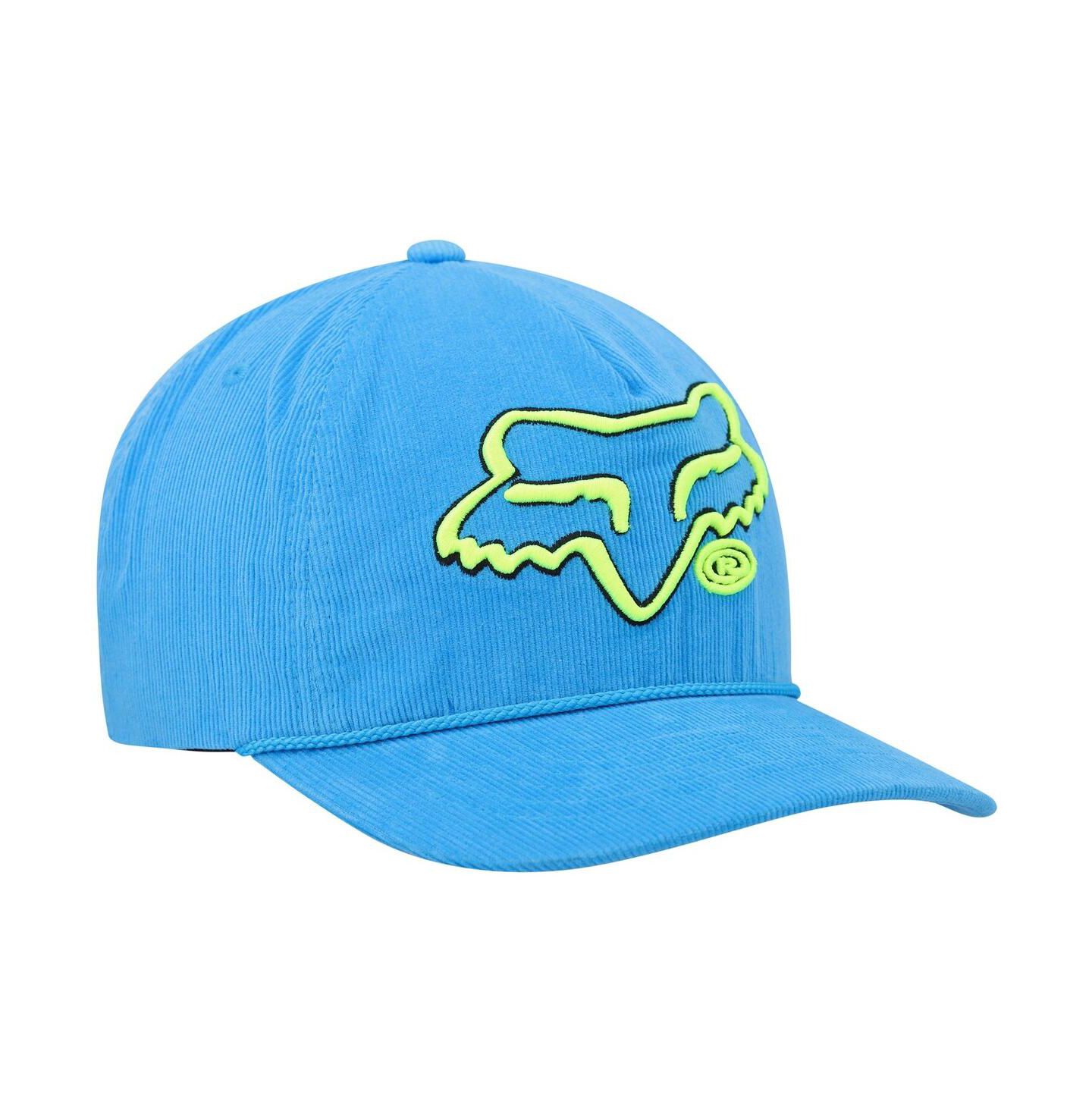 Мужская кепка Fox Blue Racing Brushed Snapback Hat — фото 4