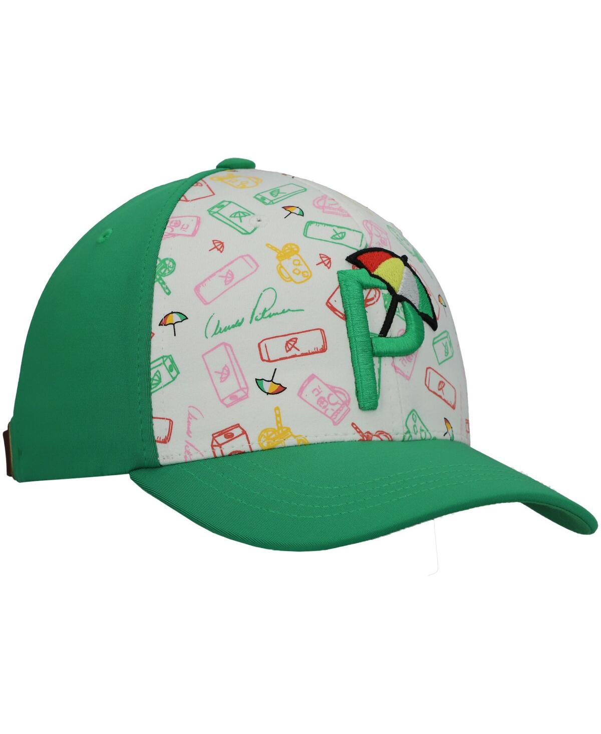 Shop Puma Men's  Green Arnold Palmer Invitational Snapback Hat