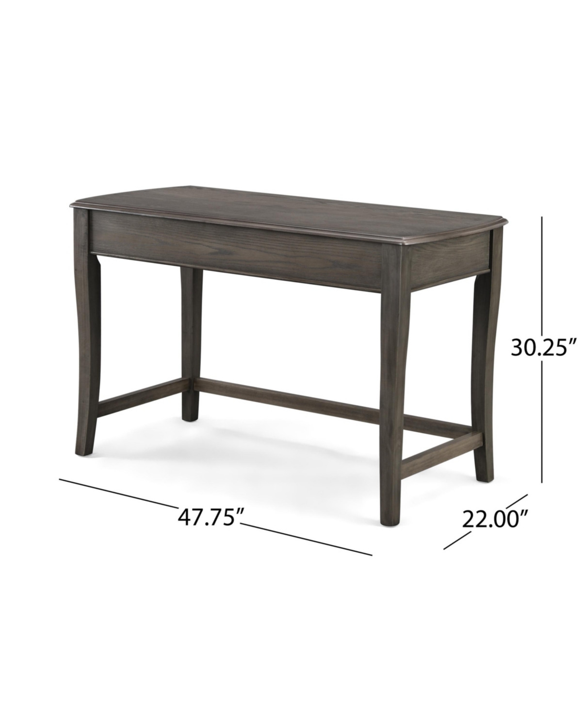 Noble House Rinehart Transitional Lift-top Standing Desk In Gray
