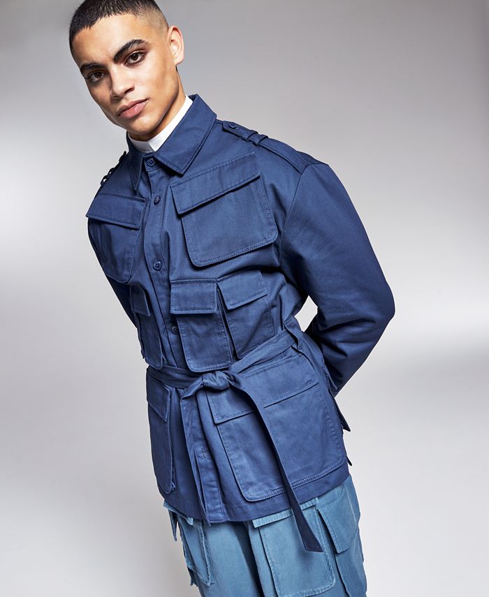 Macy's military jacket sale