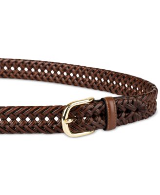 Men's Hand-Laced Braided Belt, Created for Macy's 