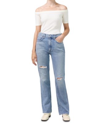 Citizens of Humanity - Women's Libby Distressed Cotton Bootcut Jeans