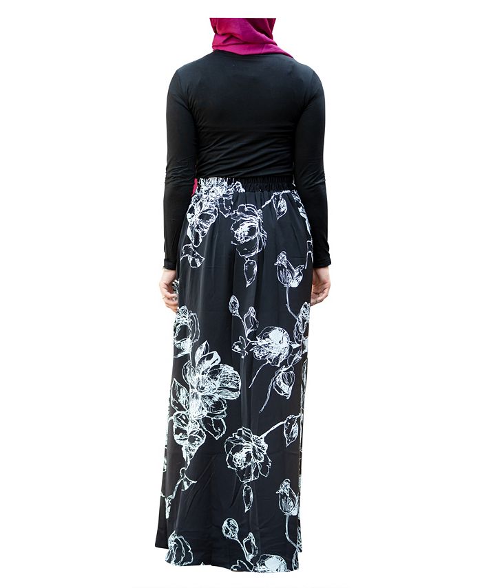 Urban Modesty Women's Floral Lines Maxi Skirt - Macy's