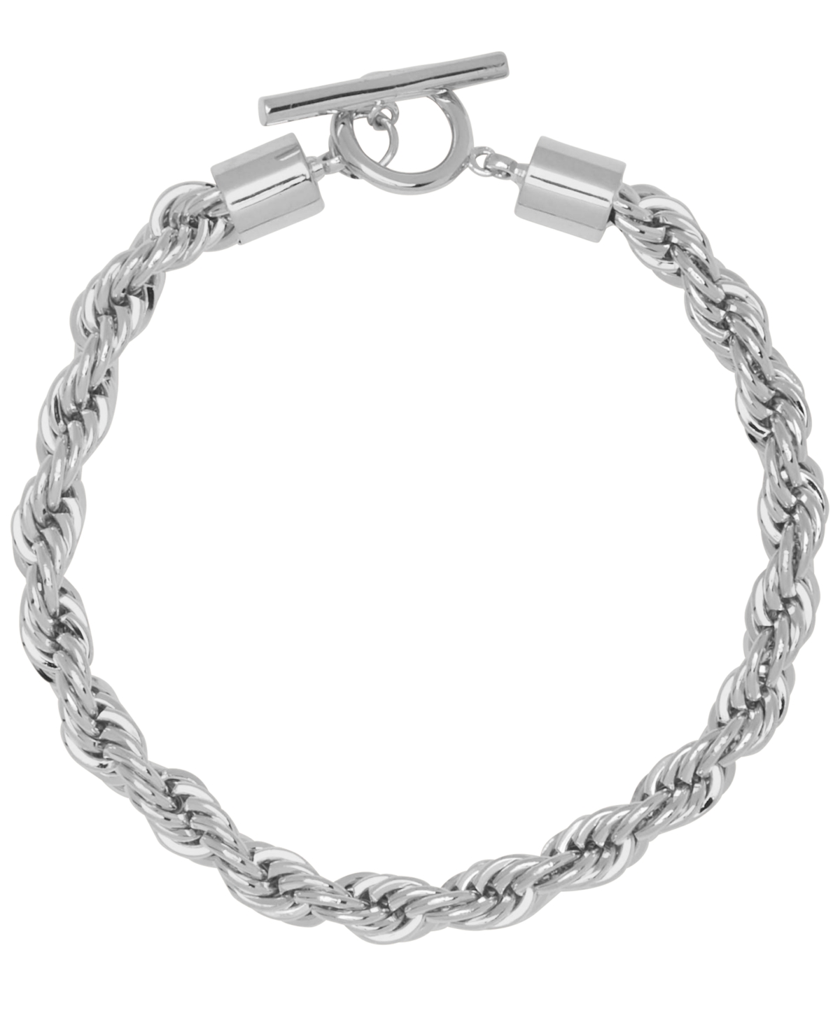 Shop And Now This Women's Twisted Rope Bracelet In Fine Silver Plated
